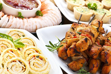 Image showing Assorted appetizers