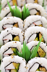 Image showing Sushi platter