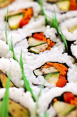 Image showing Sushi platter