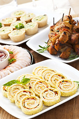 Image showing Assorted appetizers