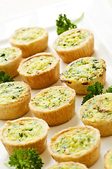 Image showing Mini quiches