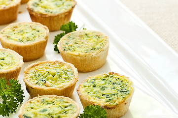 Image showing Mini quiches