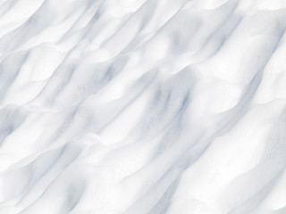 Image showing Snow dunes