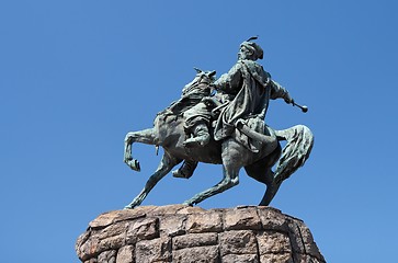 Image showing Equestrian statue of Hetman Khmelnytsky in Kiev