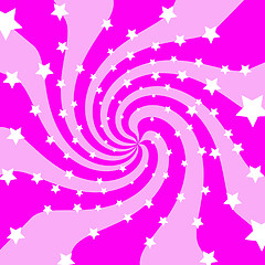 Image showing Pink and White background with stars