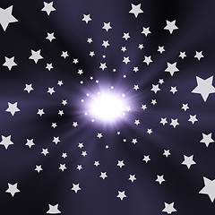 Image showing Light and star effect