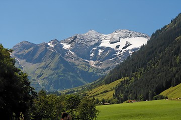 Image showing Snow top of Grossglockner, the highest Austrian mountain