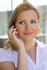 Image showing businesswoman on the phone
