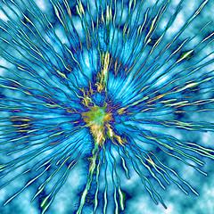 Image showing Coloured Explosion