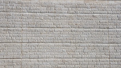 Image showing Gray stone blocks wall texture