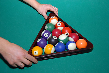 Image showing billards table