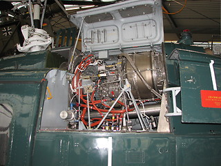 Image showing helicopter engine