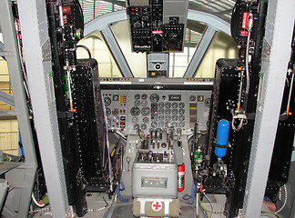 Image showing aeroplane cockpit