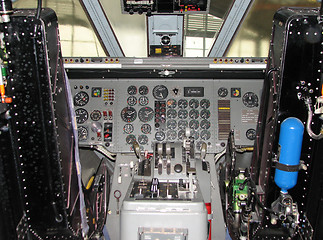 Image showing aeroplane cockpit