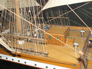 Image showing Model ship close-up