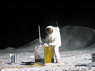 Image showing Moon landing - Apolo 11