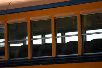 Image showing School Bus Windows