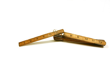 Image showing Old Measuring Tape / Ruler