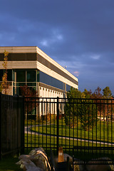 Image showing Sunrise by the Business Campus