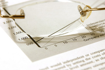 Image showing Glasses and the Budget