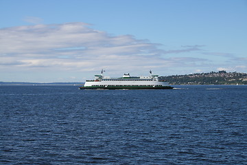 Image showing Washington State Ferry Crossing Puget Sound