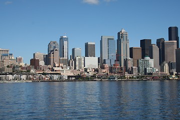 Image showing Downtown Seattle Washington Skyline