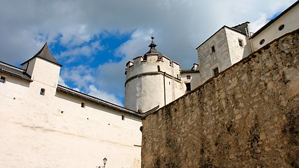 Image showing Towers and walls of Renaissance Hohensalzburg castle