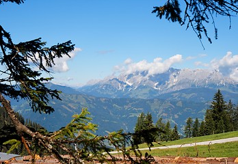 Image showing Mountainous alpine landscape in Austria