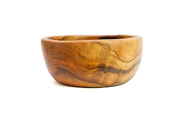 Image showing Wooden bowl isolated