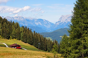 Image showing Mountain alpine landscape in Austria