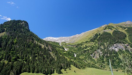 Image showing Snow top of Grossglockner, the highest Austrian mountain