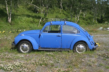 Image showing Old Wolksvagen Beetle