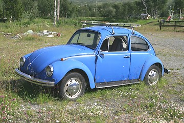 Image showing Old Volkswagen Beetle