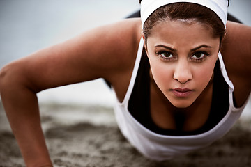 Image showing Sporty woman
