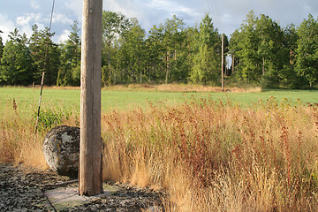Image showing Rural phone pole #2