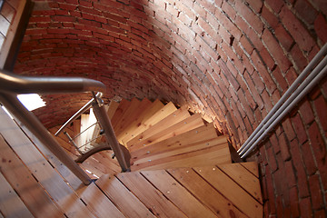 Image showing Spiral staircases