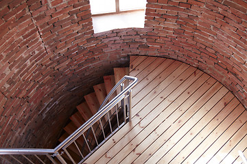 Image showing Spiral staircases