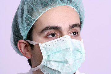 Image showing Portrait of a young doctor.