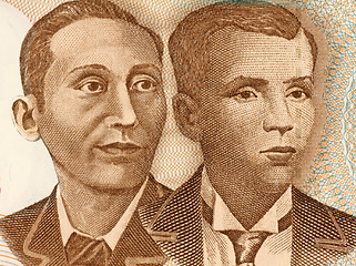 Image showing Apolinario Mabini and Andres Bonifacio