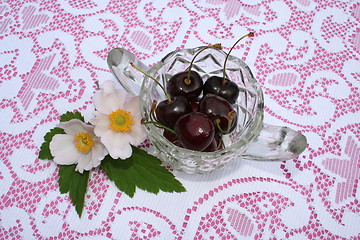 Image showing Sweet cherries