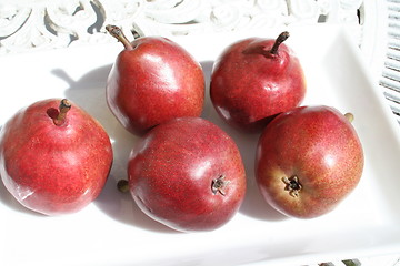 Image showing Red Anjou pears