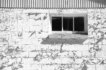 Image showing Peeling Paint with Window