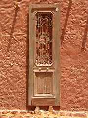 Image showing Old orient door