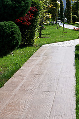 Image showing Garden path