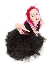 Image showing pink hair girl