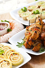 Image showing Assorted appetizers