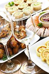 Image showing Assorted appetizers