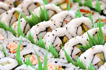 Image showing Sushi platter