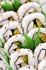 Image showing Sushi platter