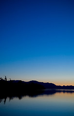 Image showing Pacific Northwest Sunset